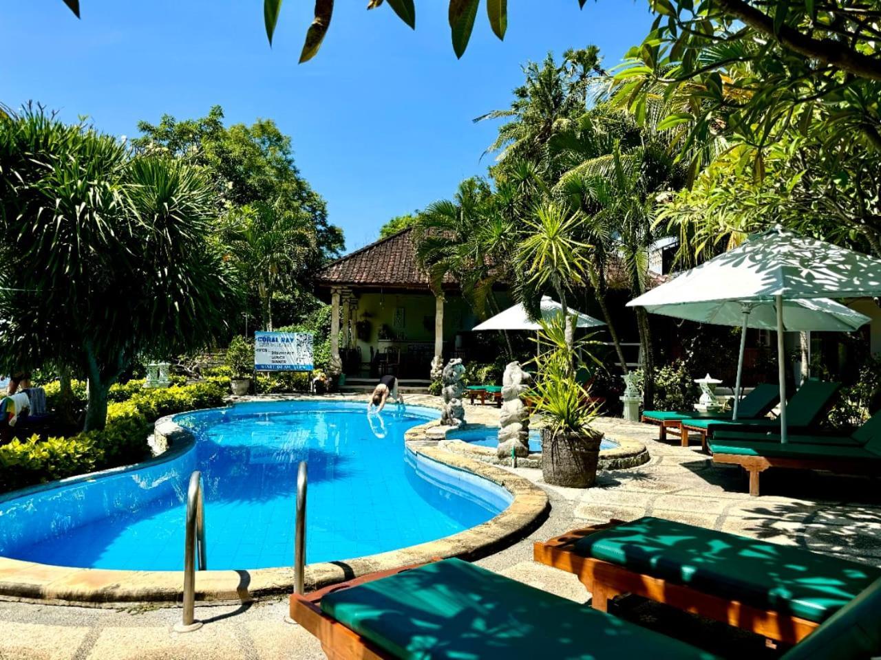 Coral Bay Bungalows Amed Esterno foto
